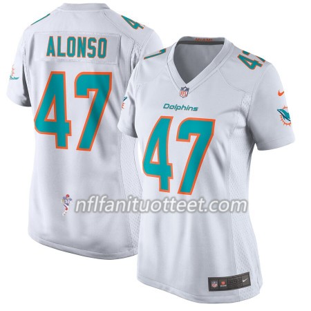 Nainen Miami Dolphins NFL Pelipaita Kiko Alonso 47 Nike Valkoinen 